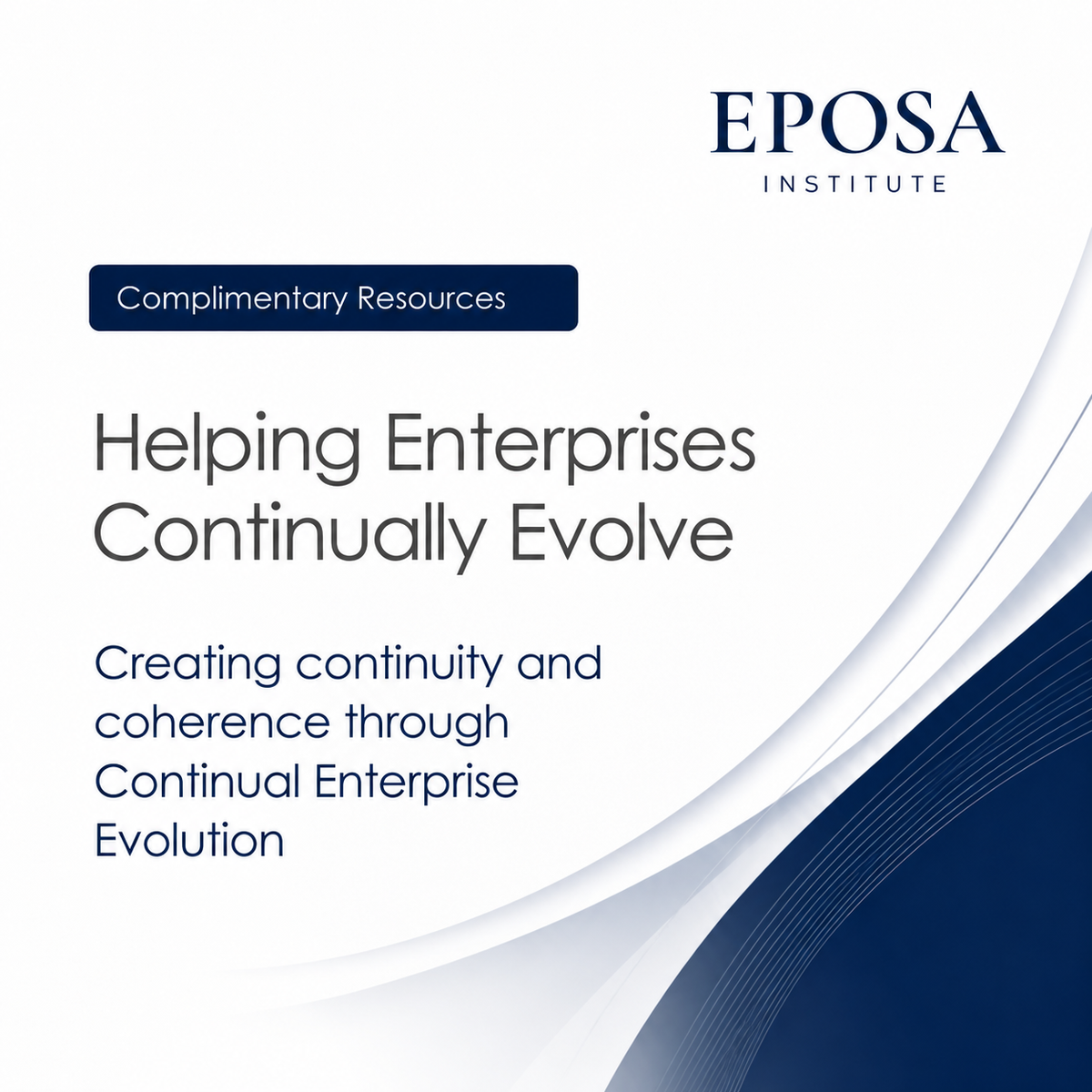 Helping Enterprises Continually Evolve