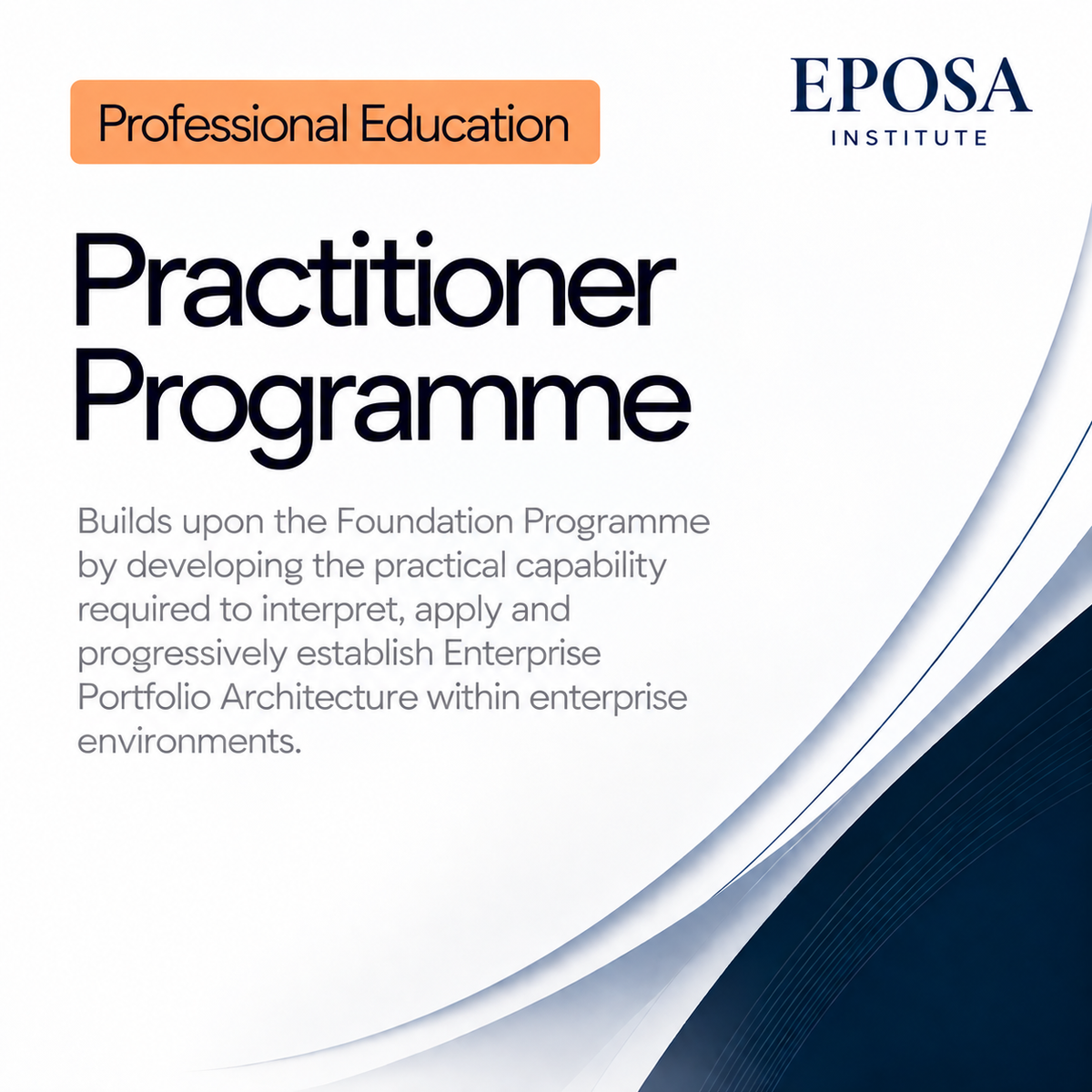 Professional Education Series |  Practitioner